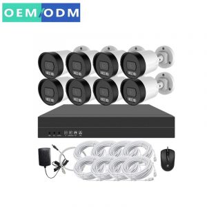 mapesen ກ້ອງ 8 ໜ່ວຍ IP camera Full color 5MP with voice and MIC ຄວາມຈໍາ 1TB